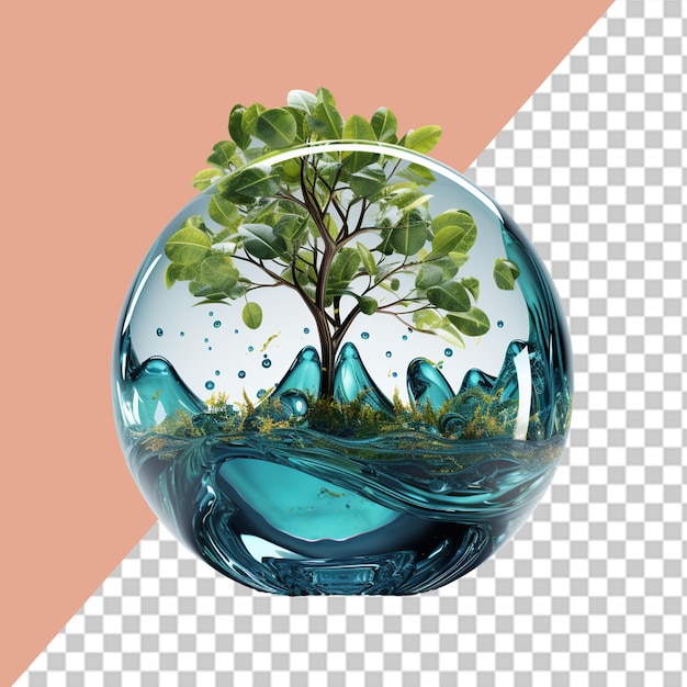 PSD ilustracja planety ziemia png