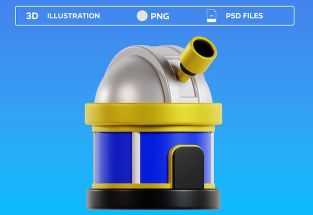 Ilustracja PSD 3D