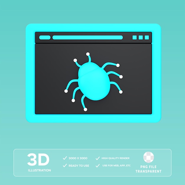 Ilustracja PSD 3D