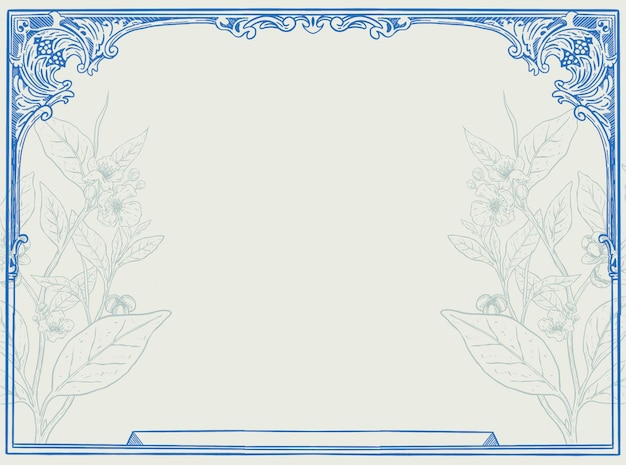 Ilustracja ramki vintage