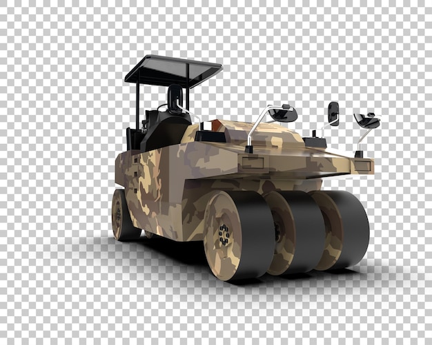 Ilustracja renderingu 3D z izolowanym kompaktorem na tle