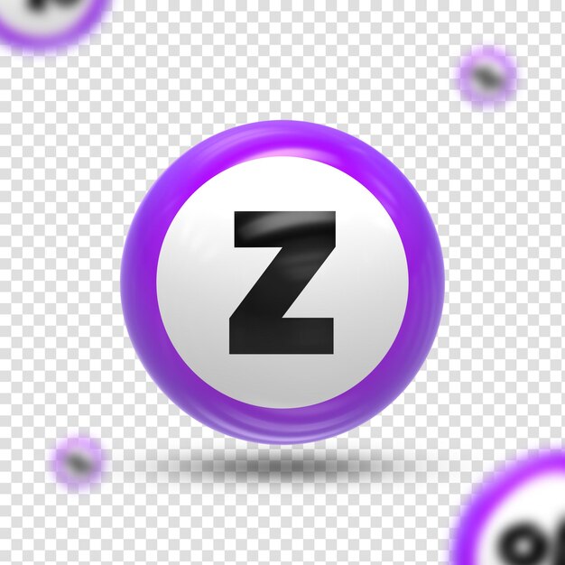 PSD ilustracja renderowania 3d ball font z