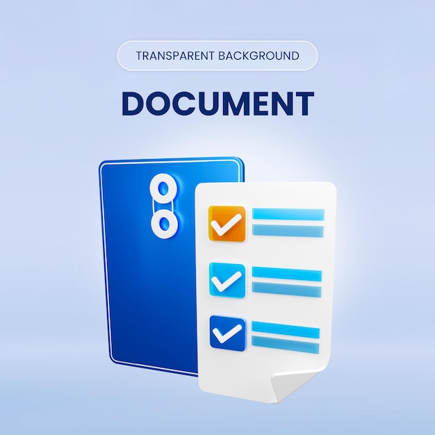 Ilustracja renderowania dokumentu 3D