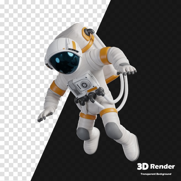 ilustracja robota w garniturze 3D