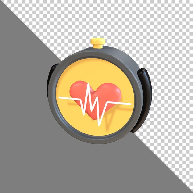 PSD ilustracja smartwatch obiektu 3d