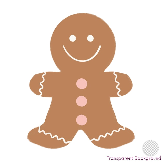 Ilustracja świąteczna Gingerbread 2