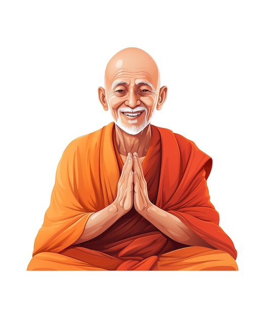 ilustracja Tailang Swami Jayanti ai generative