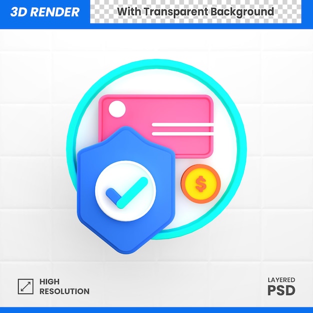 PSD ilustracja transakcji kartą kredytową 3d secure bezpieczna płatność