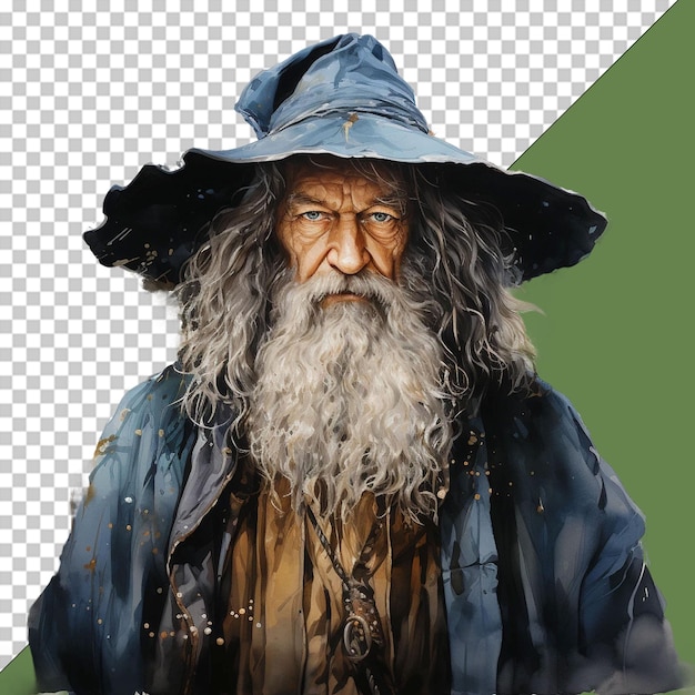 PSD ilustracja wiseman png