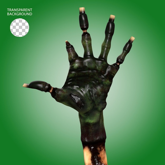 Ilustracja wyodrębniona 3D Hand Gesture Creature