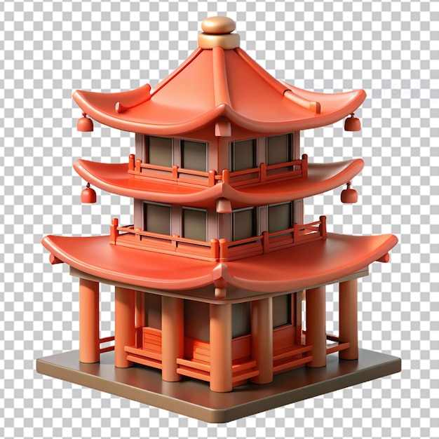 PSD ilustracje 3d japonii