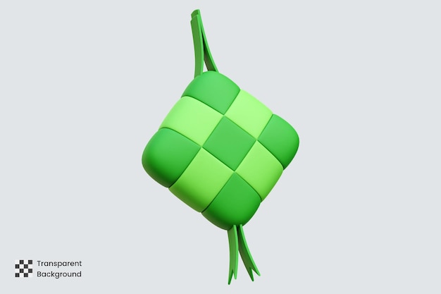 Ilustracje 3d Ketupat