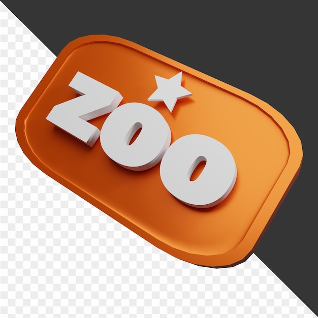 Ilustracje Ikon Zoo 3d