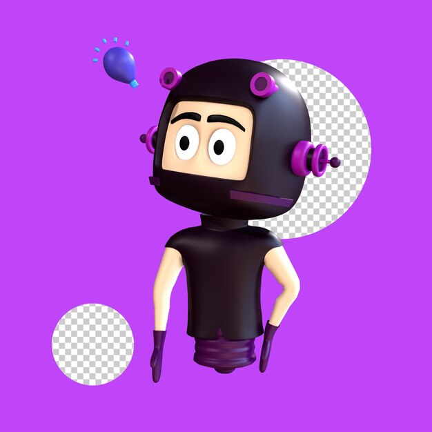 PSD ilustration character mascot object