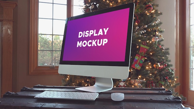 PSD imac screen mockup apple display mockup apple device mockup apple xdr mockup apple monitor mockup