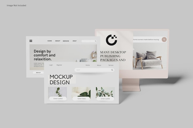 imac screen mockup