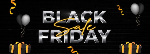 Image of Black Friday Sale Special Offer Flat Designs