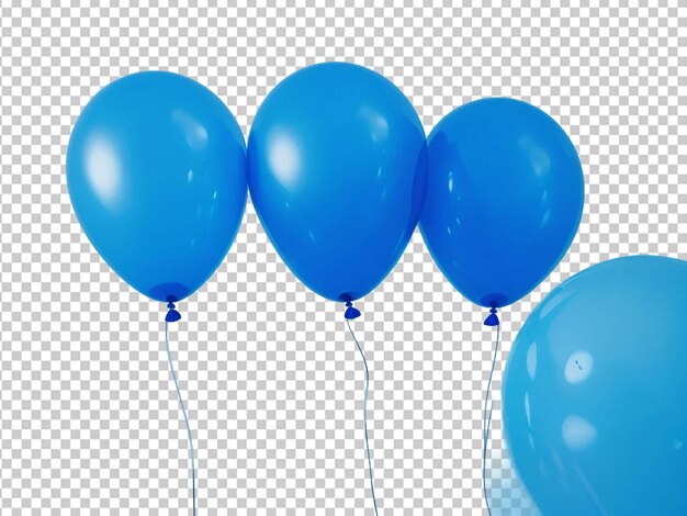 An image of blue balloon illustration background