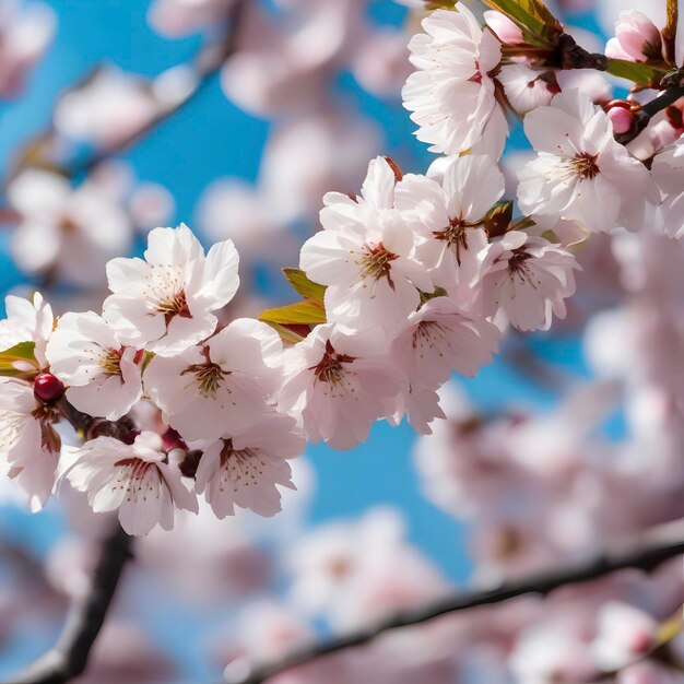 Image of cherry blossoms in the spring season aigenerated