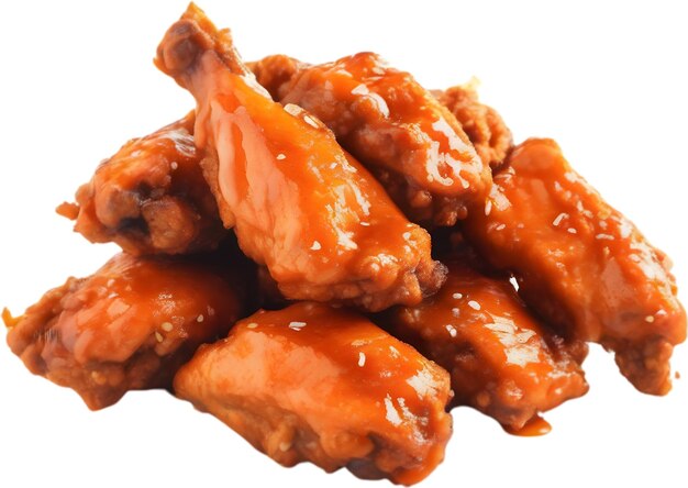 PSD image of deliciouslooking buffalo wing aigenerated