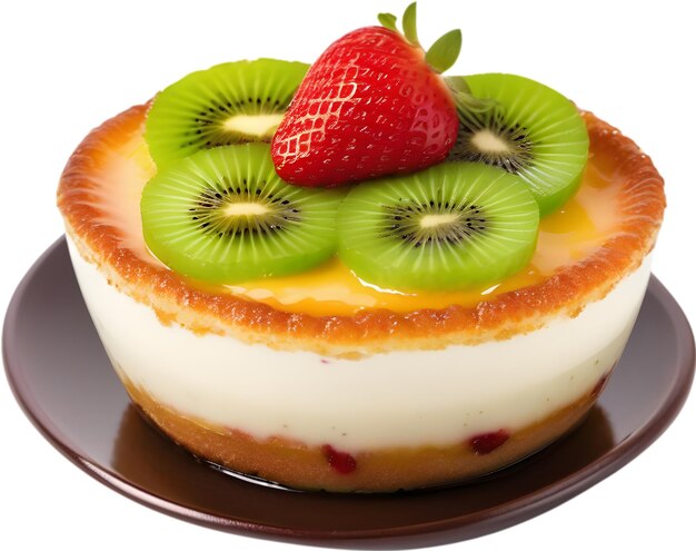 PSD image of deliciouslooking cream brulee aigenerated