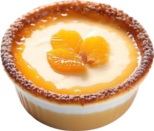 Immagine di creme brulee aigenerated dal aspetto delizioso