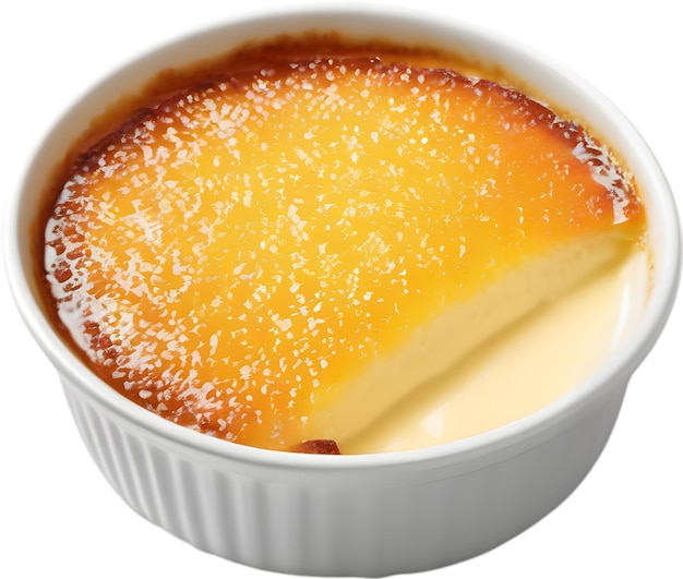 Image of deliciouslooking cream brulee aigenerated