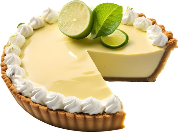 PSD immagine di deliciouslooking key lime pie aigenerated