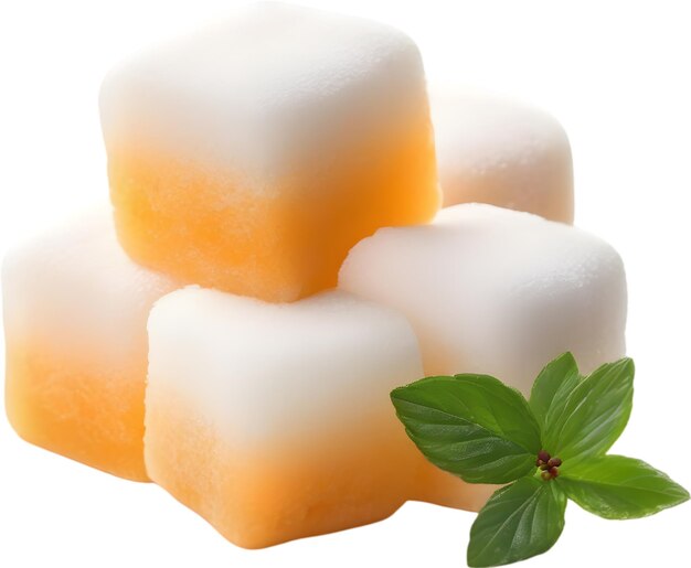 PSD image of deliciouslooking mochi aigenerated