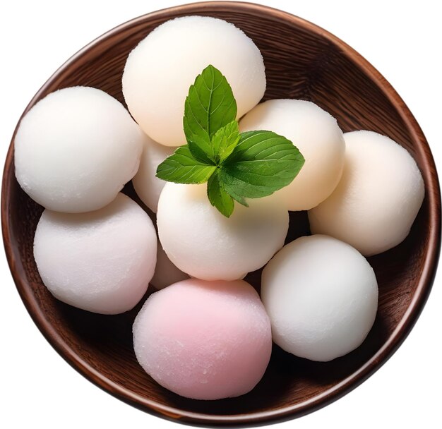 PSD image of deliciouslooking mochi aigenerated