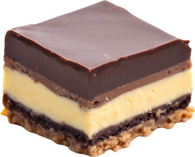 PSD image of deliciouslooking nanaimo bar aigenerated