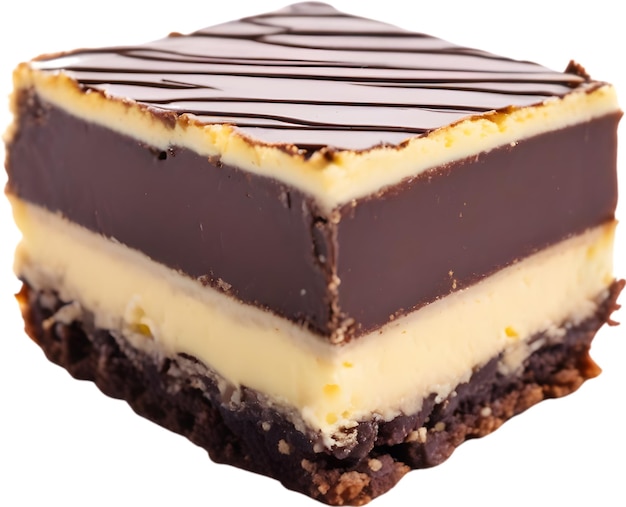 PSD image of deliciouslooking nanaimo bar aigenerated