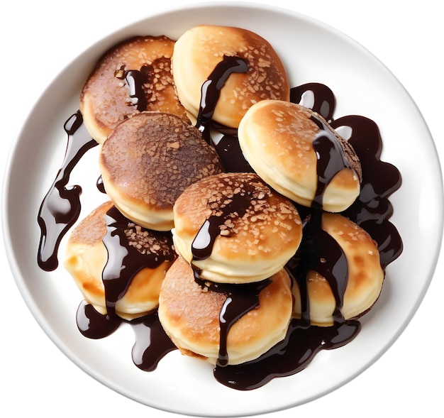 PSD image of deliciouslooking poffertjes aigenerated