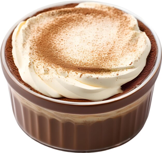 PSD image of deliciouslooking tiramisu aigenerated