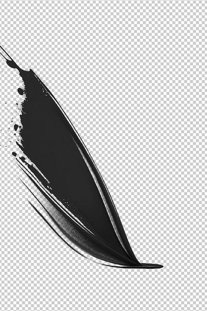 PSD image of an explosion of black ink