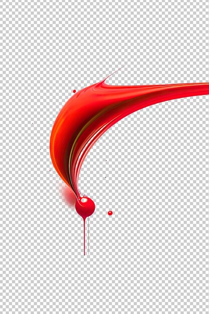 Image of an explosion of red paint