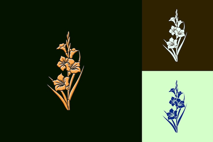 PSD the image is of flowers and the title of the series