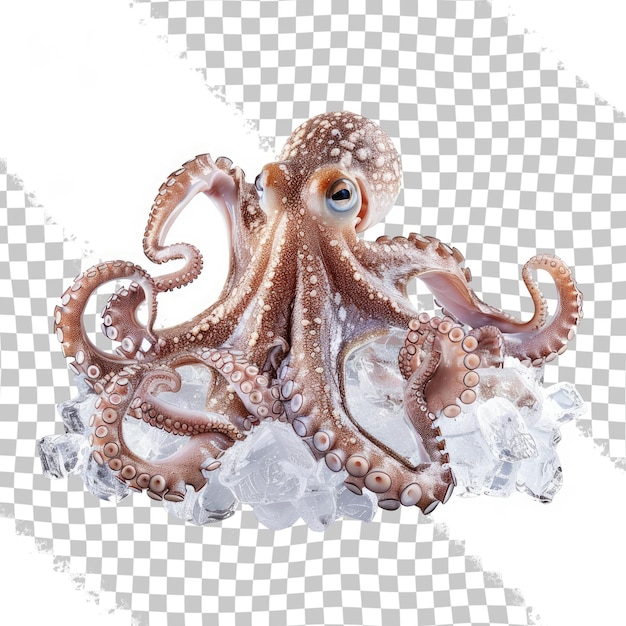 PSD an image of an octopus with the word octopus on it