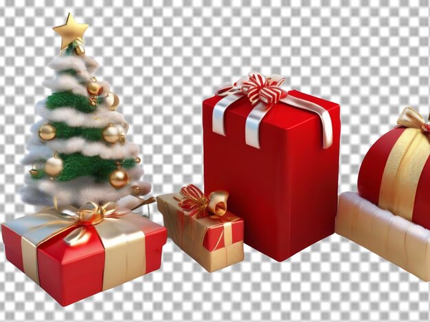 PSD 3dのクリスマスツリーの画像