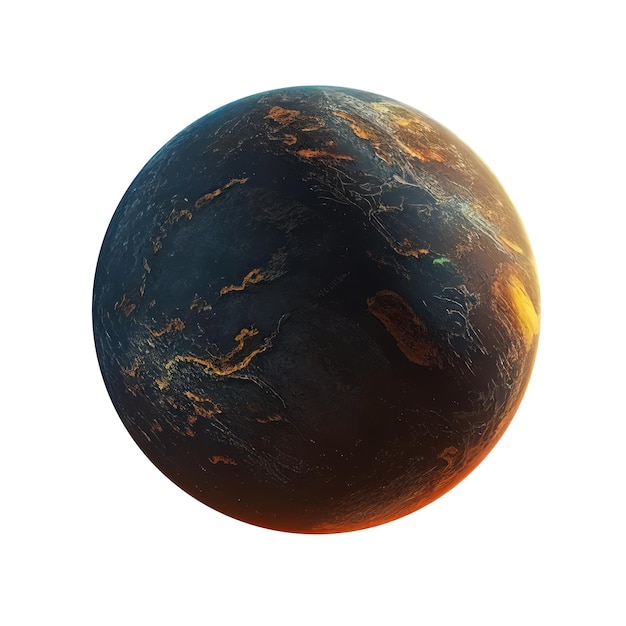 PSD imagery of imaginary planets for your cosmic image ai generated