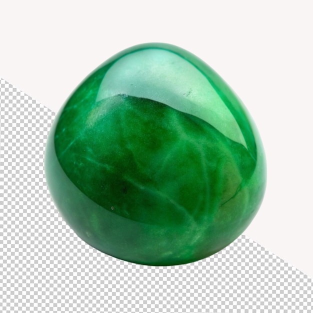 PSD immoderate emerald jade harmony on transparent background