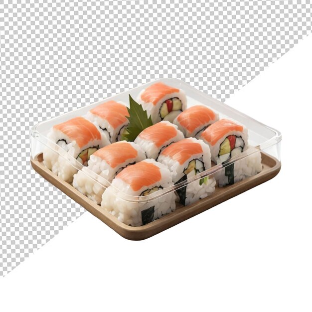 Inarizushi op een doorzichtige achtergrond