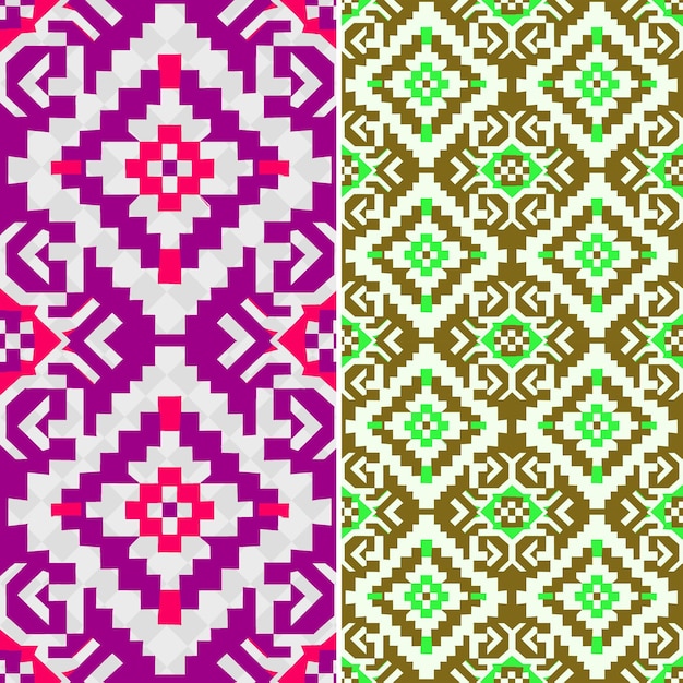 PSD incan textile patterns delineated in geometric shapes with w creative abstract geometric vector