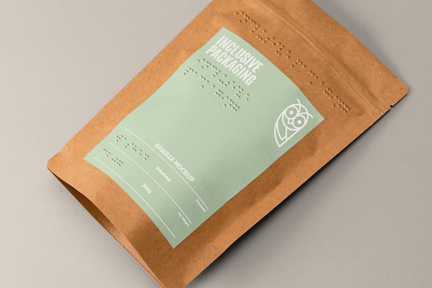 Inclusive packaging mockup
