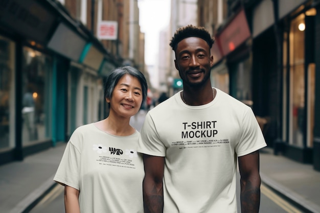 inclusive tshirt mockup for people with disability