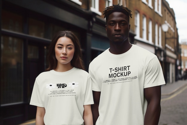 inclusive tshirt mockup for people with disability