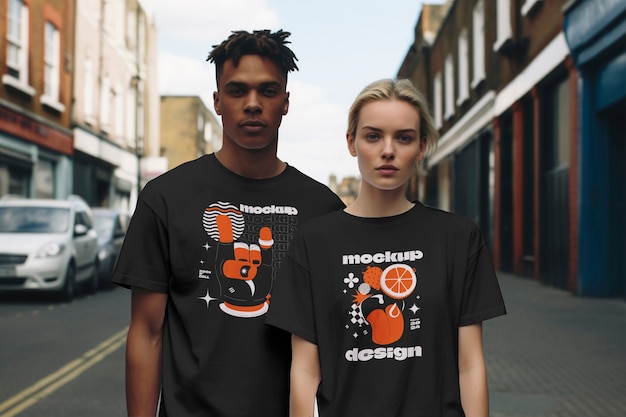 inclusive tshirt mockup for people with disability