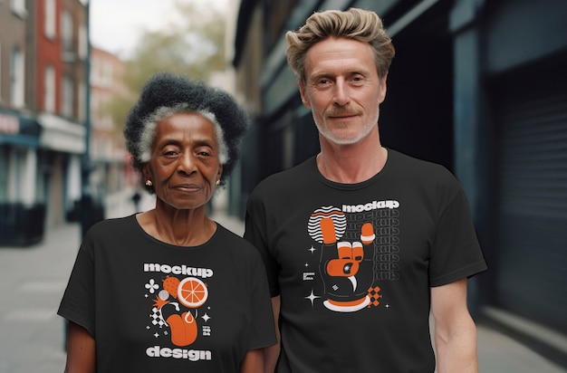 inclusive tshirt mockup for people with disability