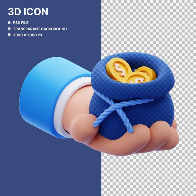 PSD 収入 3d グラフィックイラスト