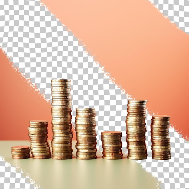 Increasing savings by stacking coins